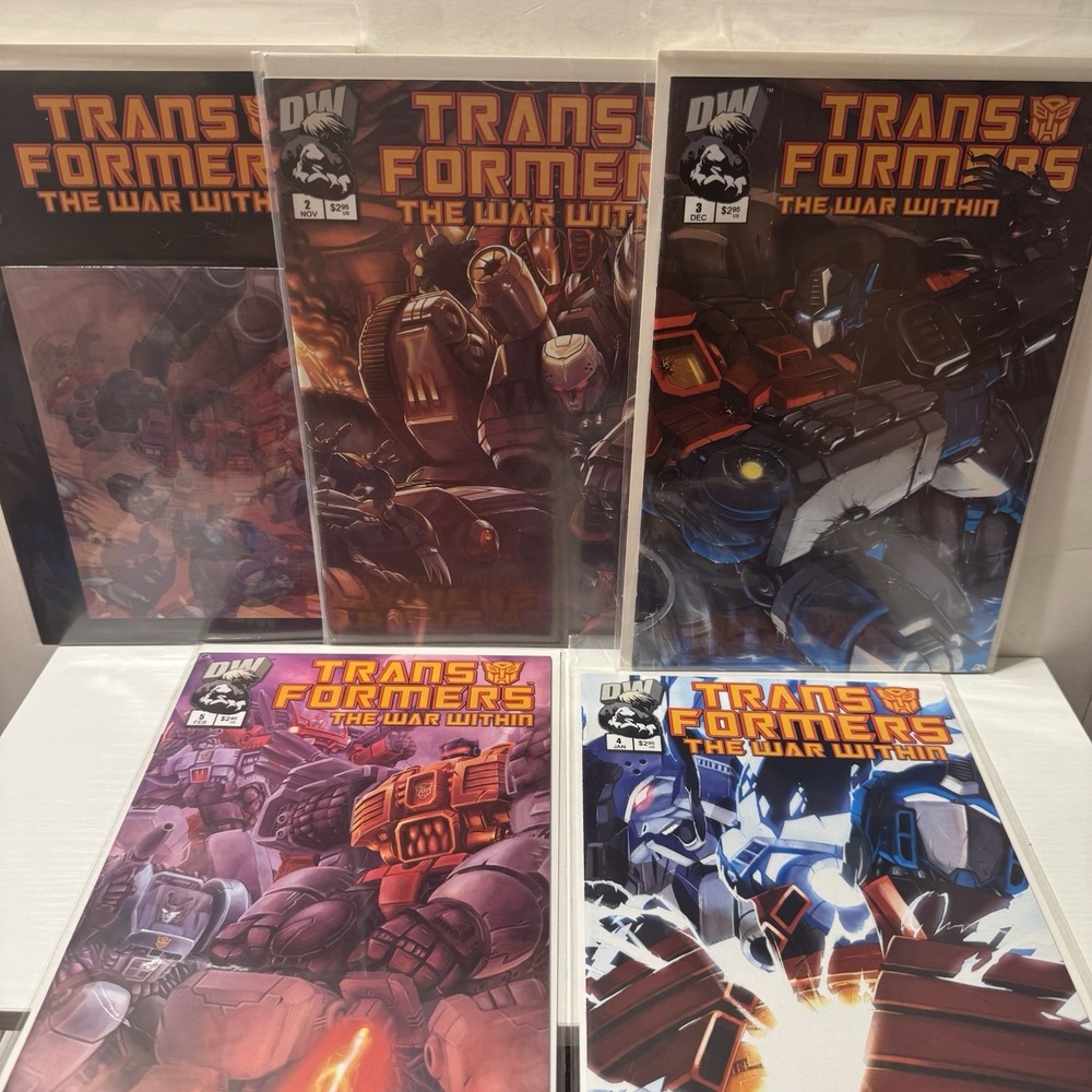 Transformers: The War Within #1-5 [of 6] (1 2 3 4 5) (DW, 2002) Series Set